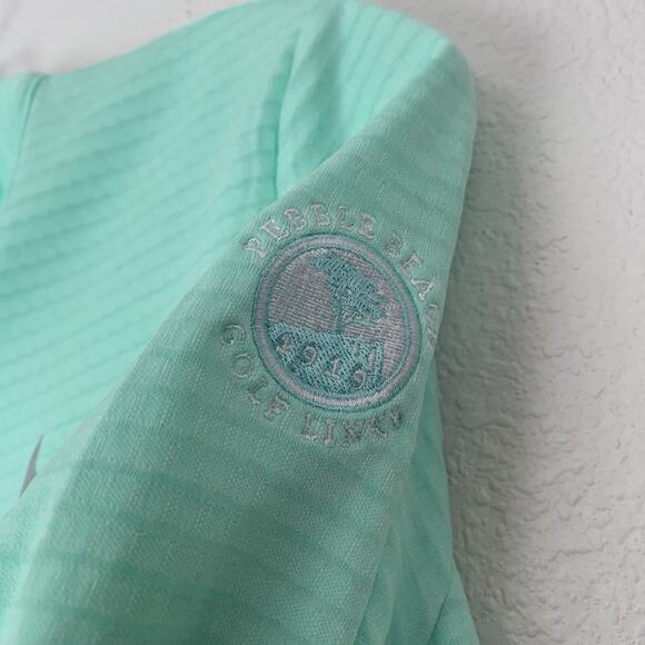 Nike Jacket Womens Small Golf Pebble Beach Full Zip Performance Stretch Mint - Picture 4 of 8